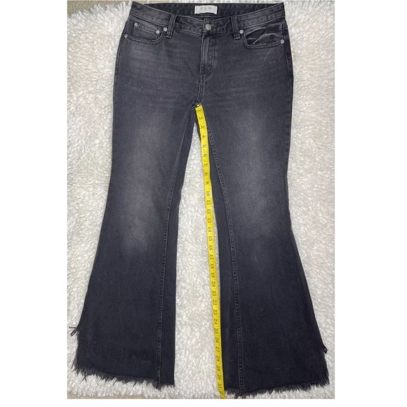 Free people Vintage wide leg frayed hem jeans 27 - Picture 3 of 6